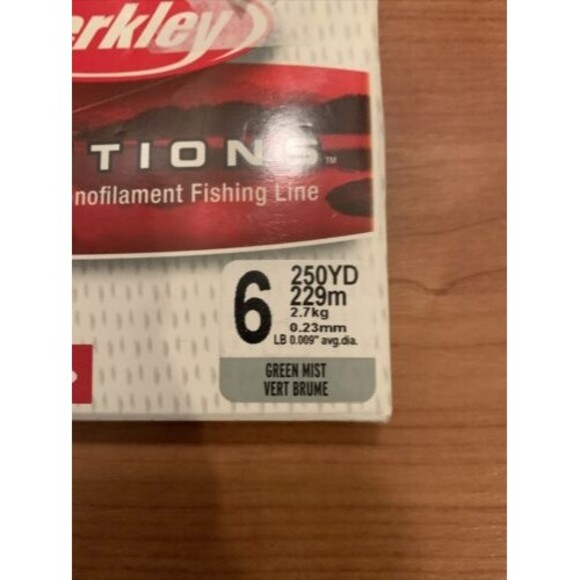 Berkley Solutions Mono-Filament Fishing Line Green Mist 250 Yards - Picture 6 of 12